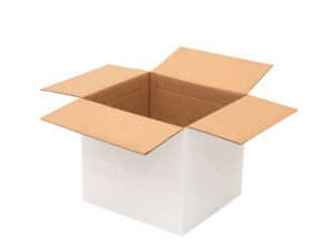 Caja Cartón Mudanza Blanca 56x37x40
