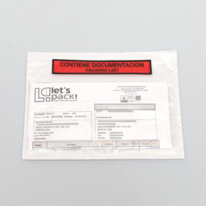 Sobres Contiene documentación Packing List segura