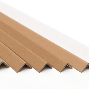 Cantoneras Cartón 30 x 30 38mm kraft marron y blanco