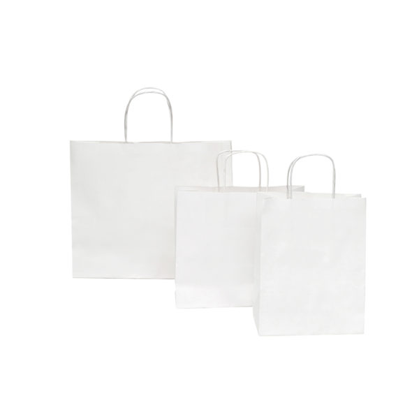 Bolsa de papel Celulosa Blanca 24x31