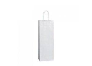 Bolsa de Papel Botella Blanco y Marrón celulosa