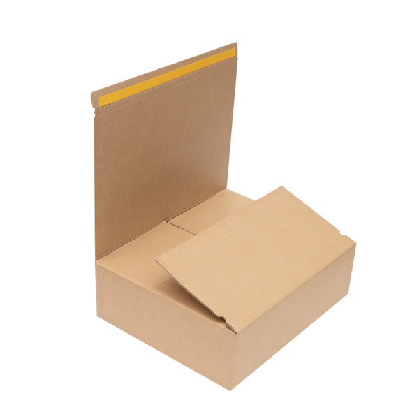 Geografía obesidad acortar Caja de carton automontable con cinta | Let's Pack