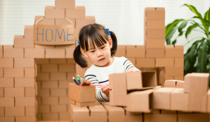 reutilizar el cartón