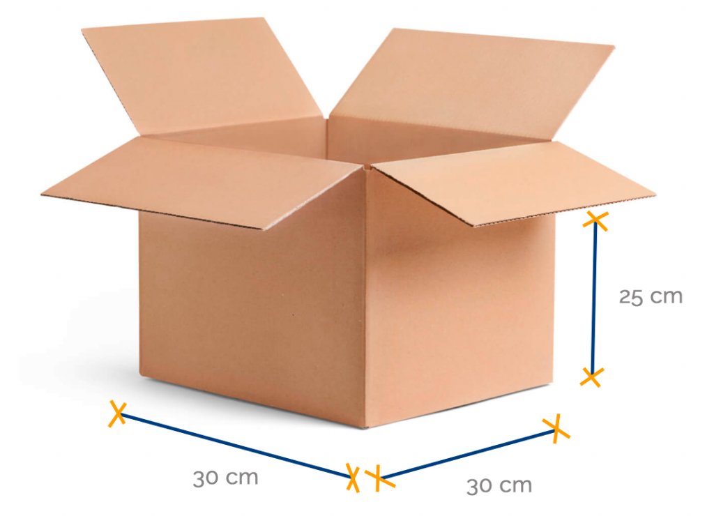 formula volumen caja