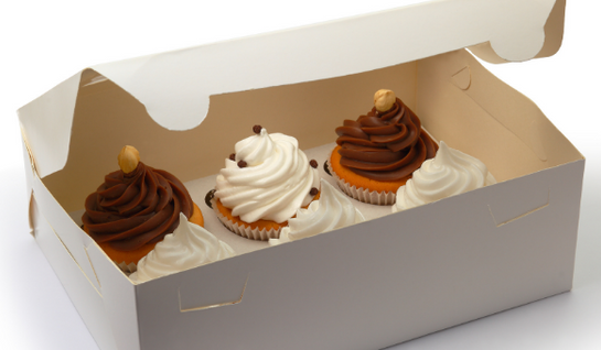 cajas recicladas pastelería